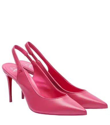 Christian Louboutin Sporty Kate 85 leather slingback pumps | Thumbnail 1 Christian Louboutin Sporty Kate 85 leather slingback pumps | Thumbnail 1