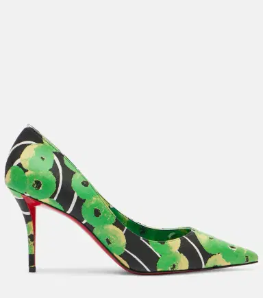 Christian Louboutin Miss Z 80 printed satin pumps | Thumbnail 2 Christian Louboutin Miss Z 80 printed satin pumps | Thumbnail 2