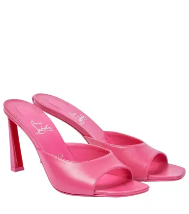 Christian Louboutin Condora 85 leather mules | Thumbnail 1 Christian Louboutin Condora 85 leather mules | Thumbnail 1