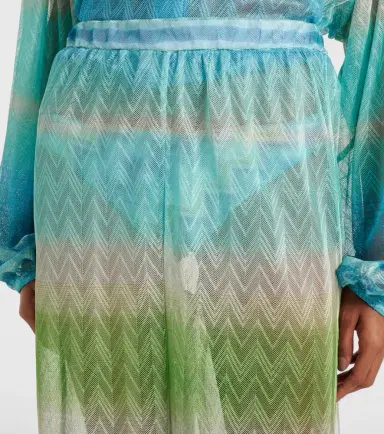 Missoni Zigzag palazzo pants | Thumbnail 3 Missoni Zigzag palazzo pants | Thumbnail 3