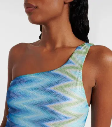 Missoni Zigzag one-shoulder swimsuit | Thumbnail 5 Missoni Zigzag one-shoulder swimsuit | Thumbnail 5