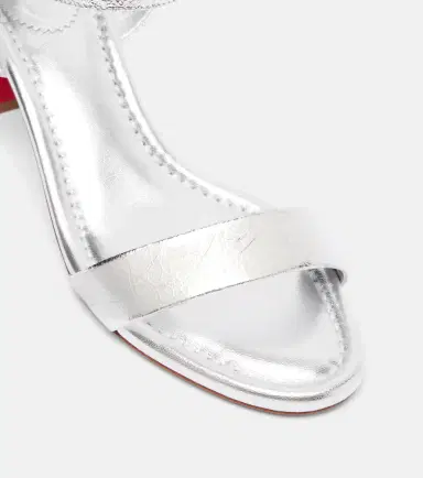 Christian Louboutin Miss Jane 55 metallic leather sandals | Thumbnail 2 Christian Louboutin Miss Jane 55 metallic leather sandals | Thumbnail 2