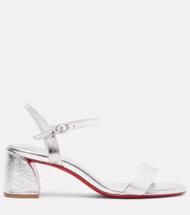 Christian Louboutin Miss Jane 55 metallic leather sandals | Thumbnail 4 Christian Louboutin Miss Jane 55 metallic leather sandals | Thumbnail 4