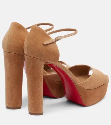 Christian Louboutin Sandaloo 130 suede platform sandals | Thumbnail 3 Christian Louboutin Sandaloo 130 suede platform sandals | Thumbnail 3