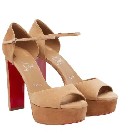 Christian Louboutin Sandaloo 130 suede platform sandals | Thumbnail 1 Christian Louboutin Sandaloo 130 suede platform sandals | Thumbnail 1
