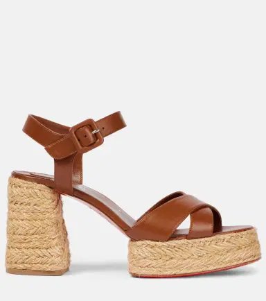 Christian Louboutin Calakala 85 leather espadrille sandals | Thumbnail 3 Christian Louboutin Calakala 85 leather espadrille sandals | Thumbnail 3