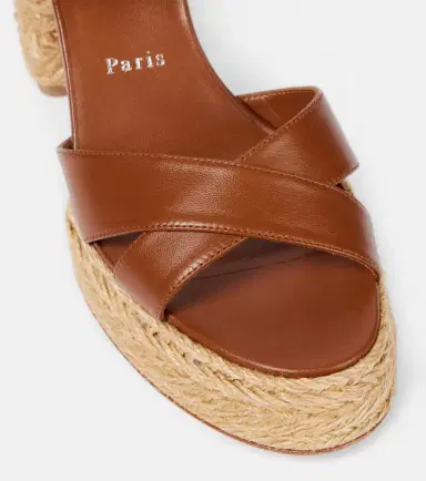 Christian Louboutin Calakala 85 leather espadrille sandals | Thumbnail 4 Christian Louboutin Calakala 85 leather espadrille sandals | Thumbnail 4