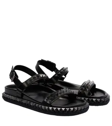 Christian Louboutin Pyrabizz spiked leather sandals | Thumbnail 1 Christian Louboutin Pyrabizz spiked leather sandals | Thumbnail 1