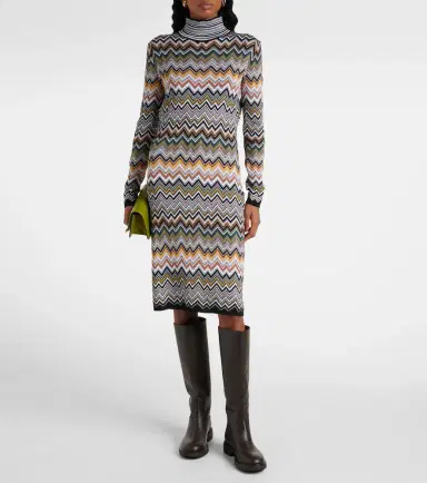 Missoni Zigzag midi dress | Thumbnail 3 Missoni Zigzag midi dress | Thumbnail 3