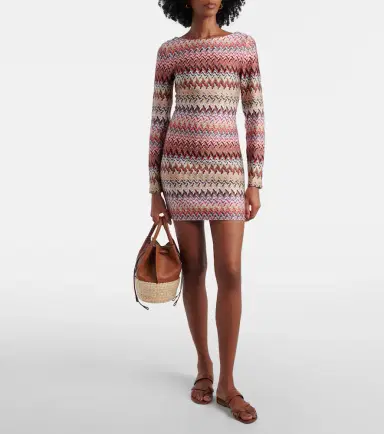 Missoni Zig Zag lamé minidress | Thumbnail 4 Missoni Zig Zag lamé minidress | Thumbnail 4