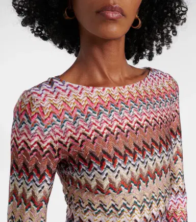 Missoni Zig Zag lamé minidress | Thumbnail 5 Missoni Zig Zag lamé minidress | Thumbnail 5