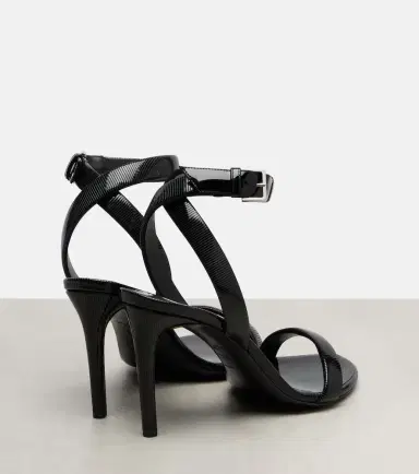 Alaïa Alaïa Chain trompe l'ail patent leather sandals | Thumbnail 2 Alaïa Alaïa Chain trompe l'ail patent leather sandals | Thumbnail 2