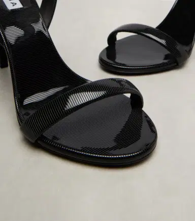 Alaïa Alaïa Chain trompe l'ail patent leather sandals | Thumbnail 3 Alaïa Alaïa Chain trompe l'ail patent leather sandals | Thumbnail 3