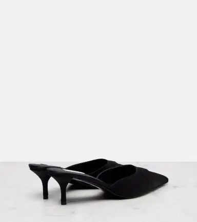 Alaïa Alaïa Le Caur 3D 55 satin mules | Thumbnail 3 Alaïa Alaïa Le Caur 3D 55 satin mules | Thumbnail 3