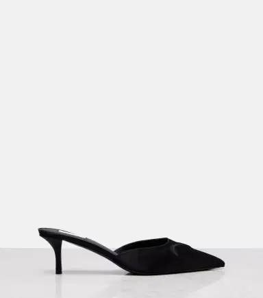 Alaïa Alaïa Le Caur 3D 55 satin mules | Thumbnail 4 Alaïa Alaïa Le Caur 3D 55 satin mules | Thumbnail 4
