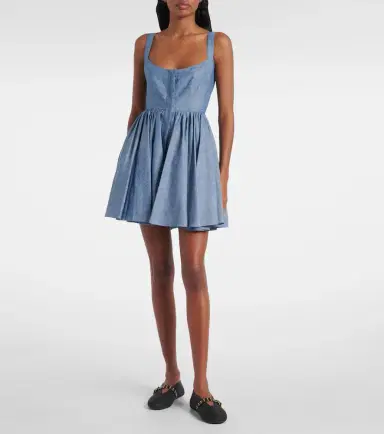 Alaïa Alaïa Leather-trimmed ballet flats | Thumbnail 5 Alaïa Alaïa Leather-trimmed ballet flats | Thumbnail 5