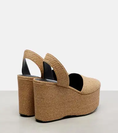 Alaïa Alaïa Straw wedge sandals | Thumbnail 2 Alaïa Alaïa Straw wedge sandals | Thumbnail 2