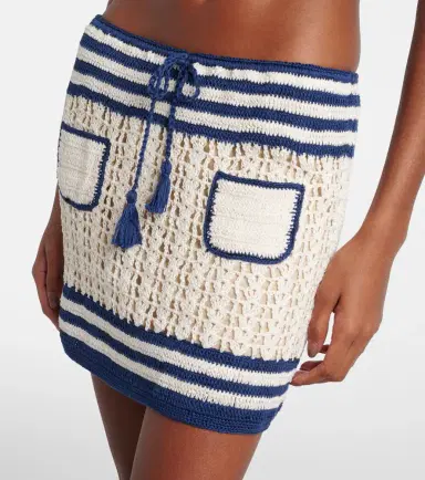 Anna Kosturova Gabrielle crochet cotton miniskirt | Thumbnail 3 Anna Kosturova Gabrielle crochet cotton miniskirt | Thumbnail 3
