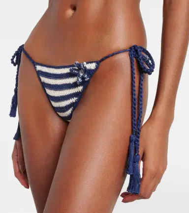 Anna Kosturova Gabrielle crochet cotton bikini bottoms | Thumbnail 3 Anna Kosturova Gabrielle crochet cotton bikini bottoms | Thumbnail 3