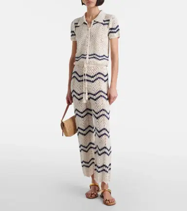 Anna Kosturova Nautical crochet cotton wide-leg pants | Thumbnail 5 Anna Kosturova Nautical crochet cotton wide-leg pants | Thumbnail 5