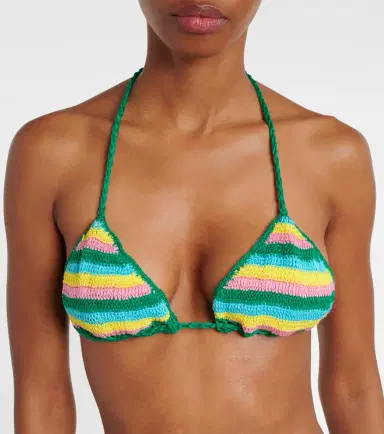 Anna Kosturova Gabrielle crochet cotton bikini top | Thumbnail 4 Anna Kosturova Gabrielle crochet cotton bikini top | Thumbnail 4