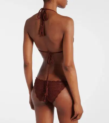 Anna Kosturova Crochet cotton bikini bottom | Thumbnail 2 Anna Kosturova Crochet cotton bikini bottom | Thumbnail 2