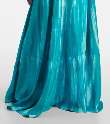 Anna Kosturova Tie-dye silk wrap dress | Thumbnail 5 Anna Kosturova Tie-dye silk wrap dress | Thumbnail 5