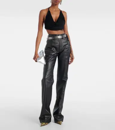 The Attico Fringed halterneck bralette | Thumbnail 2 The Attico Fringed halterneck bralette | Thumbnail 2