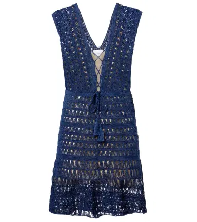 Anna Kosturova Crocheted cotton minidress | Thumbnail 1 Anna Kosturova Crocheted cotton minidress | Thumbnail 1
