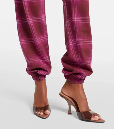 The Attico Checked cotton flannel sweatpants | Thumbnail 5 The Attico Checked cotton flannel sweatpants | Thumbnail 5