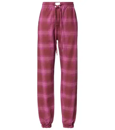 The Attico Checked cotton flannel sweatpants | Thumbnail 1 The Attico Checked cotton flannel sweatpants | Thumbnail 1