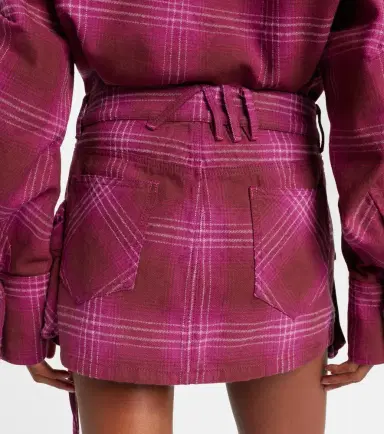 The Attico Fay cotton and wool-blend miniskirt | Thumbnail 5 The Attico Fay cotton and wool-blend miniskirt | Thumbnail 5
