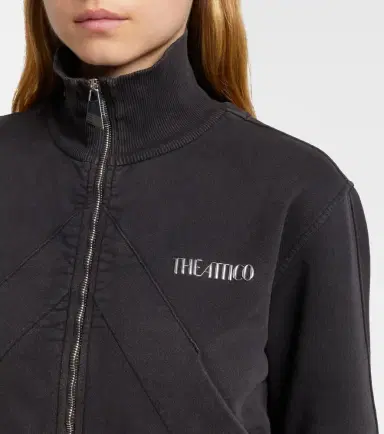 The Attico Cropped cotton sweatshirt | Thumbnail 5 The Attico Cropped cotton sweatshirt | Thumbnail 5