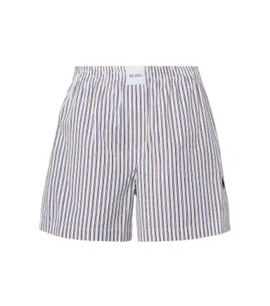 The Attico Striped cotton shorts | Thumbnail 1 The Attico Striped cotton shorts | Thumbnail 1