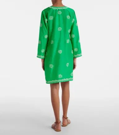 Juliet Dunn Embroidered silk tunic | Thumbnail 2 Juliet Dunn Embroidered silk tunic | Thumbnail 2