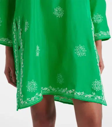 Juliet Dunn Embroidered silk tunic | Thumbnail 4 Juliet Dunn Embroidered silk tunic | Thumbnail 4