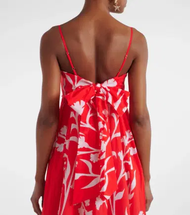 JULIET DUNN Printed scalloped cotton midi dress | Thumbnail 4 JULIET DUNN Printed scalloped cotton midi dress | Thumbnail 4