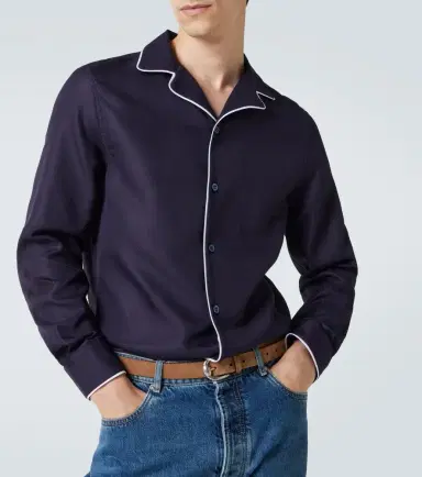 Brunello Cucinelli Cotton pajama shirt | Thumbnail 5 Brunello Cucinelli Cotton pajama shirt | Thumbnail 5