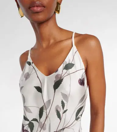 Stella McCartney Printed silk maxi dress | Thumbnail 3 Stella McCartney Printed silk maxi dress | Thumbnail 3