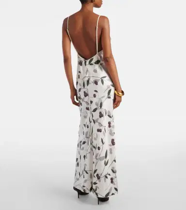 Stella McCartney Printed silk maxi dress | Thumbnail 4 Stella McCartney Printed silk maxi dress | Thumbnail 4