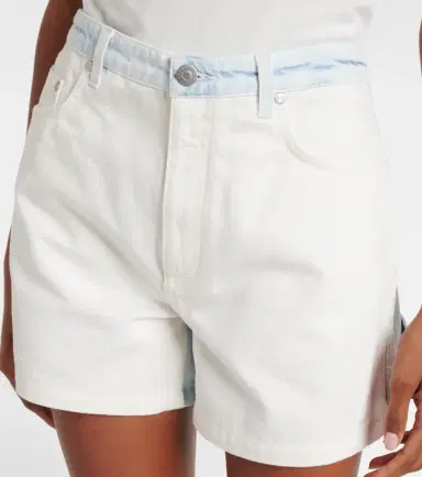 Stella McCartney Mid-rise denim shorts | Thumbnail 3 Stella McCartney Mid-rise denim shorts | Thumbnail 3