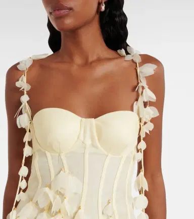 Zimmermann Dawning linen and silk midi dress | Thumbnail 6 Zimmermann Dawning linen and silk midi dress | Thumbnail 6