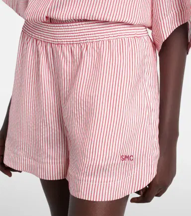Stella McCartney Striped silk shorts | Thumbnail 4 Stella McCartney Striped silk shorts | Thumbnail 4