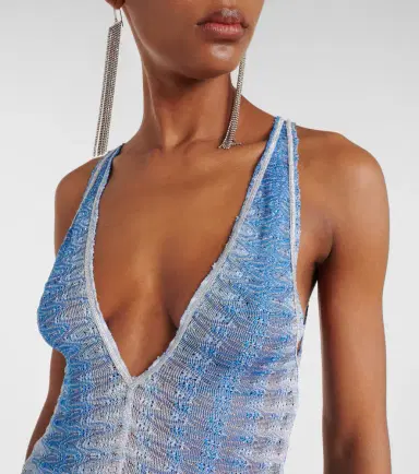 Missoni Zigzag ombré lamé maxi dress | Thumbnail 4 Missoni Zigzag ombré lamé maxi dress | Thumbnail 4