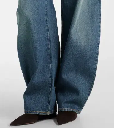 Alaïa Alaïa High-rise barrel-leg jeans | Thumbnail 4 Alaïa Alaïa High-rise barrel-leg jeans | Thumbnail 4