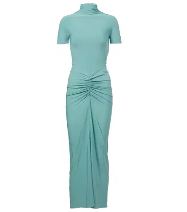Alaïa Alaïa Ruched jersey maxi dress | Thumbnail 1 Alaïa Alaïa Ruched jersey maxi dress | Thumbnail 1