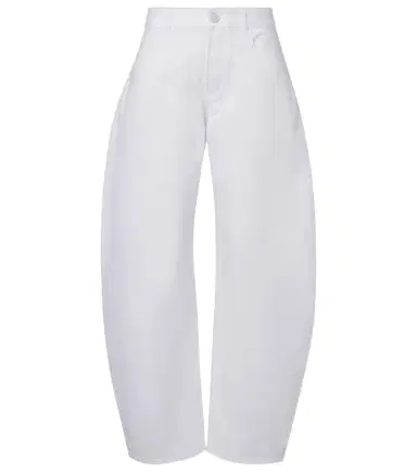 Alaïa Alaïa Mid-rise barrel-leg jeans | Thumbnail 1 Alaïa Alaïa Mid-rise barrel-leg jeans | Thumbnail 1