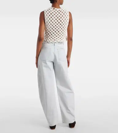 Alaia Alaïa Low-rise barrel-leg jeans | Thumbnail 3 Alaia Alaïa Low-rise barrel-leg jeans | Thumbnail 3