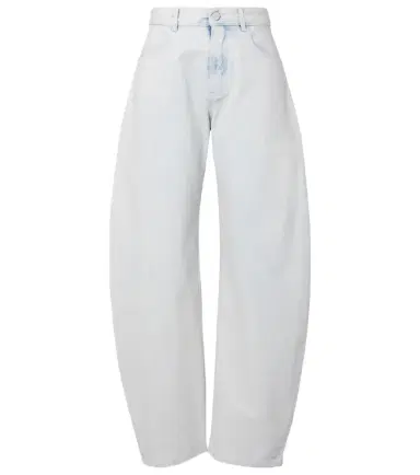 Alaia Alaïa Low-rise barrel-leg jeans | Thumbnail 1 Alaia Alaïa Low-rise barrel-leg jeans | Thumbnail 1