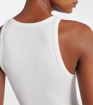 Alaïa Alaïa Ribbed-knit bodysuit | Thumbnail 3 Alaïa Alaïa Ribbed-knit bodysuit | Thumbnail 3